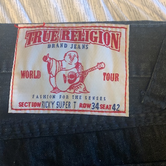 Black True Religion Jeans - Picture 2 of 3